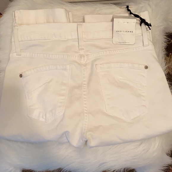 James Jeans Sophia High Rise Knee Crop Jeans - Picture 7 of 10